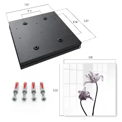 Krabička na klíče Minimalistické květiny