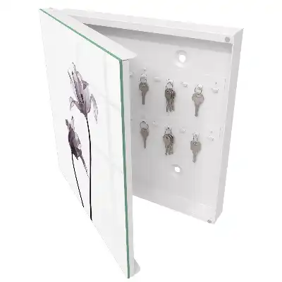 Krabička na klíče Minimalistické květiny