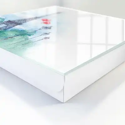 Designová skříňka na klíče Pařížská scenérie