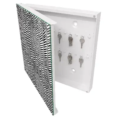 Designová skříňka na klíče Dynamické klikyháky
