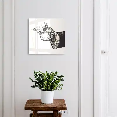 Designová skříňka na klíče Kapesní hodinky
