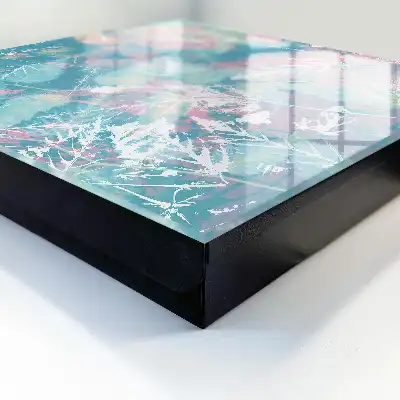 Designová skříňka na klíče Listy pastelové