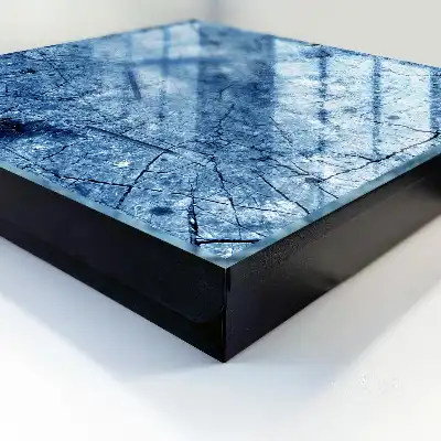 Designová skříňka na klíče Modrá textura