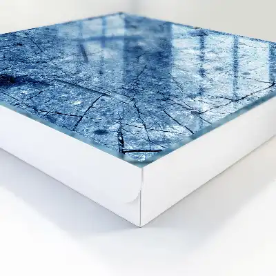 Designová skříňka na klíče Modrá textura