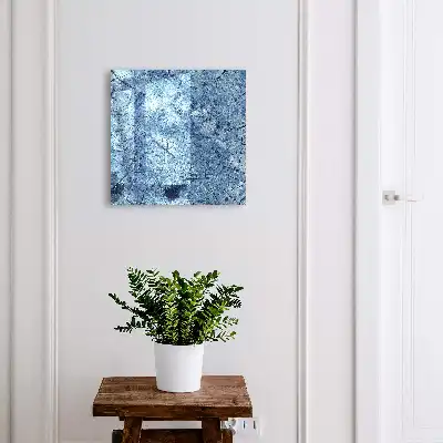 Designová skříňka na klíče Modrá textura