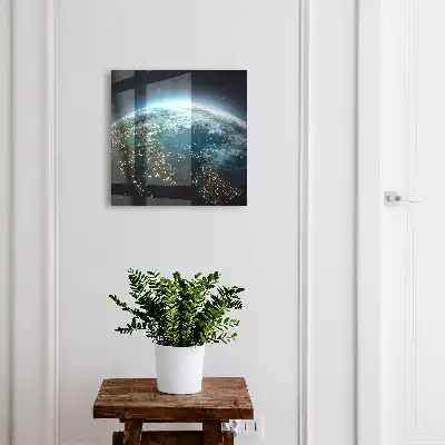 Designová skříňka na klíče Noční Země