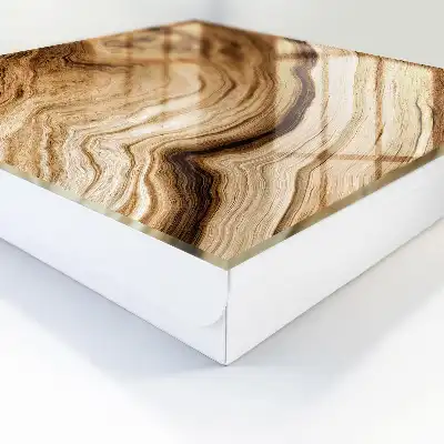 Designová skříňka na klíče Vlny dřeva