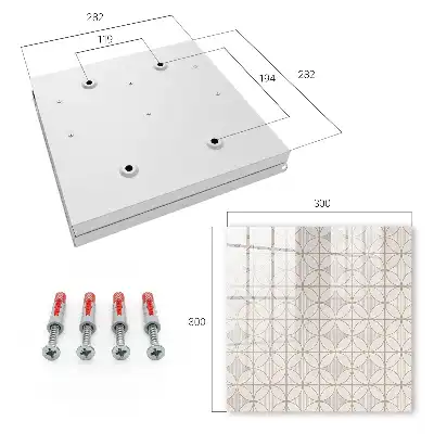 Skříňka na klíče Elegantní geometrie