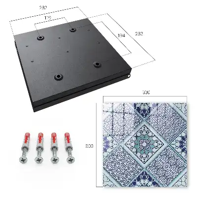 Skříňka na klíče Geometrický vzor