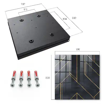 Designová skříňka na klíče Geometrická struktura