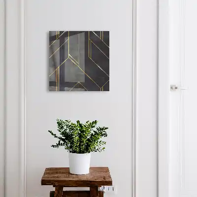 Designová skříňka na klíče Geometrická struktura