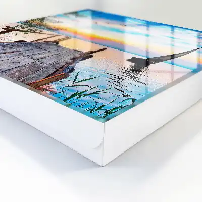 Designová skříňka na klíče Klidná krajina