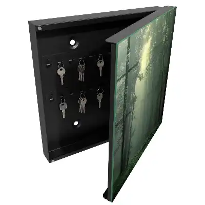 Designová skříňka na klíče Lesní mlha
