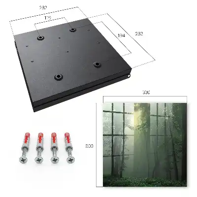 Designová skříňka na klíče Lesní mlha