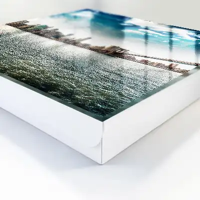 Designová skříňka na klíče Městské panorama