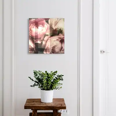Skříňka na klíče Růžová krása