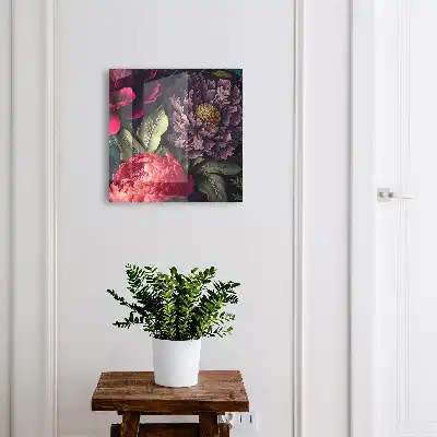 Skříňka na klíče Květiny luxusu