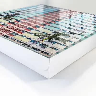 Designová skříňka na klíče Barevná architektura