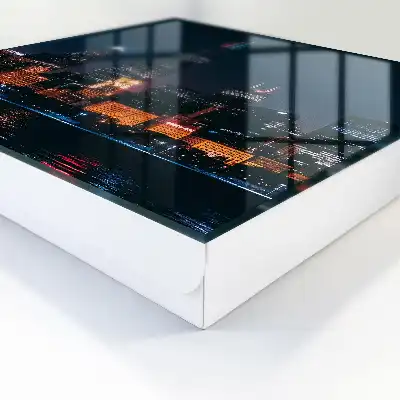 Designová skříňka na klíče Noční město