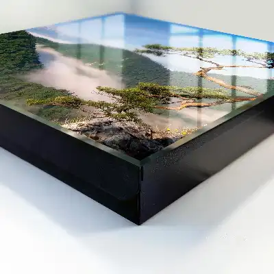 Designová skříňka na klíče Horská krajina