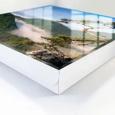 Designová skříňka na klíče Horská krajina