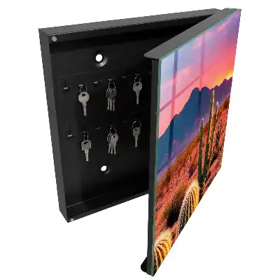 Designová skříňka na klíče Pouštní západ