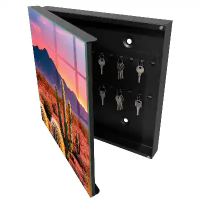 Designová skříňka na klíče Pouštní západ