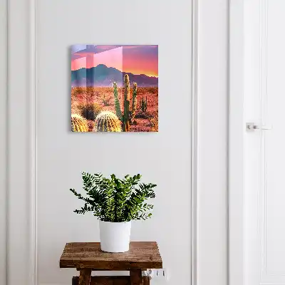 Designová skříňka na klíče Pouštní západ
