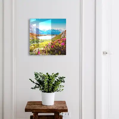 Designová skříňka na klíče Horský krajina