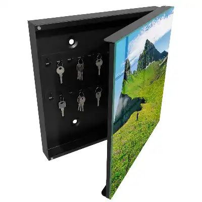 Designová skříňka na klíče Zelené hory