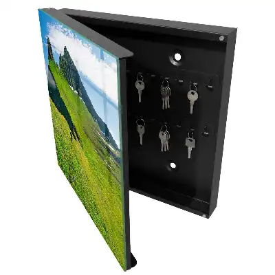 Designová skříňka na klíče Zelené hory