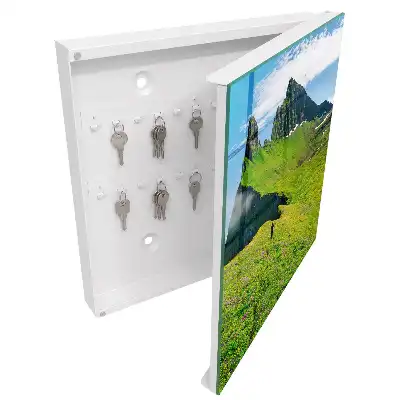 Designová skříňka na klíče Zelené hory