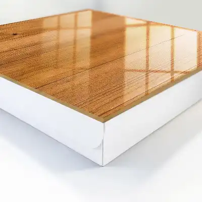 Designová skříňka na klíče Dřevěná textura