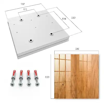 Designová skříňka na klíče Dřevěná textura