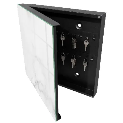 Krabička na klíče v mramorovém designu