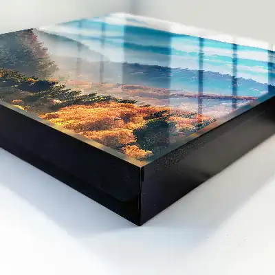Designová skříňka na klíče Horská krajina