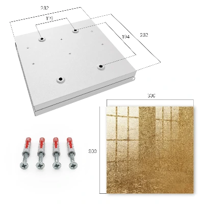 Designová skříňka na klíče v provedení teplá textura
