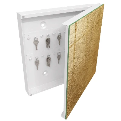 Designová skříňka na klíče v provedení teplá textura