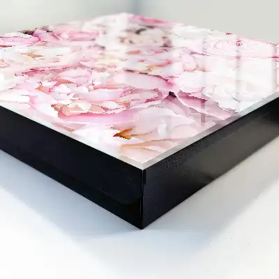 Designová skříňka na klíče Pastelové květiny