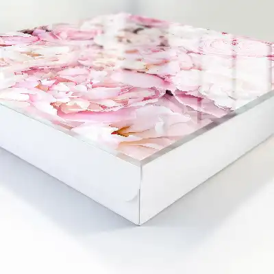 Designová skříňka na klíče Pastelové květiny