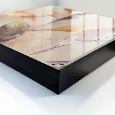 Designová skříňka na klíče Pastelové listy