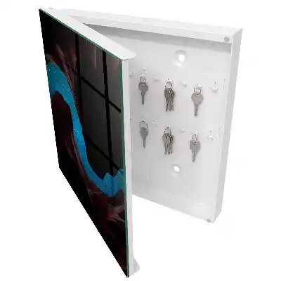 Designová skříňka na klíče Kosmické skály