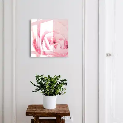 Designová skříňka na klíče Růžová jemnost