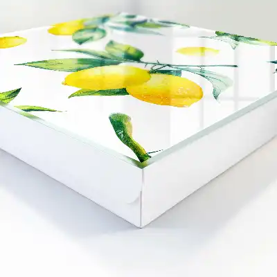 Skříňka na klíče Akvarelové citrony