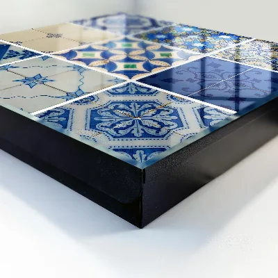 Krabička na klíče s motivem dlaždic Azulejos