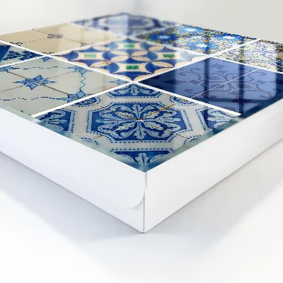 Krabička na klíče s motivem dlaždic Azulejos