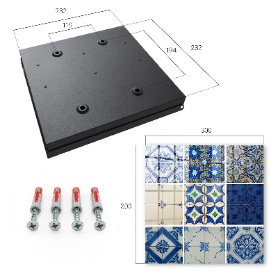 Krabička na klíče s motivem dlaždic Azulejos