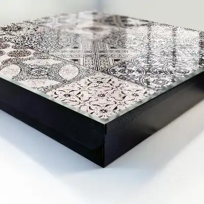 Designová skříňka na klíče Stylové dlaždice