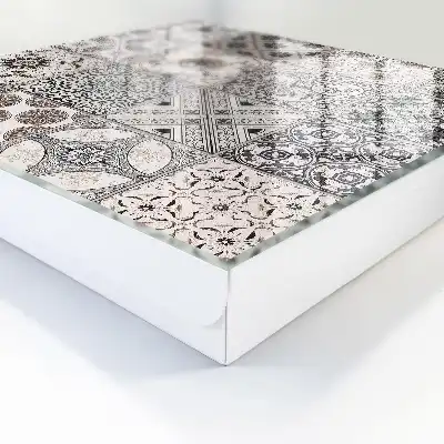 Designová skříňka na klíče Stylové dlaždice