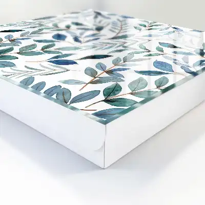 Designová skříňka na klíče Rostlinné akvarely